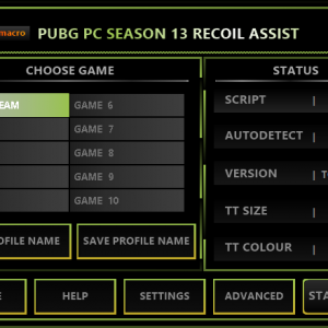 Pubg PC season 13 no recoil macro